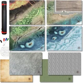 zestaw-mat-dandd-starter-set-battle-board-4-maty-suchoscieralne-dla-graczy
