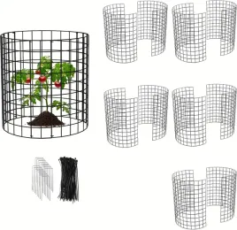 klatka-na-rosliny-5szt-metal-powlekany-winylem-42x33cm-z-kolkami