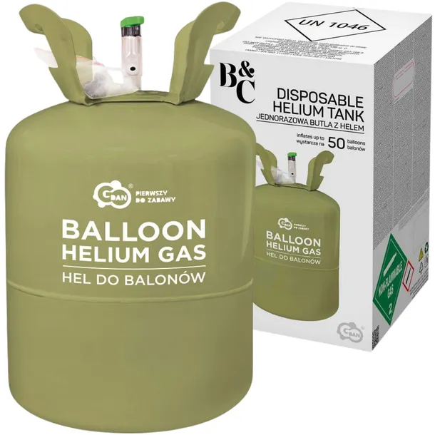 BUTLA Z HELEM NA 50 BALONÓW ŚLUB WESELE HALLOWEEN ŚWIEŻY HEL GAZ 2026 ROK