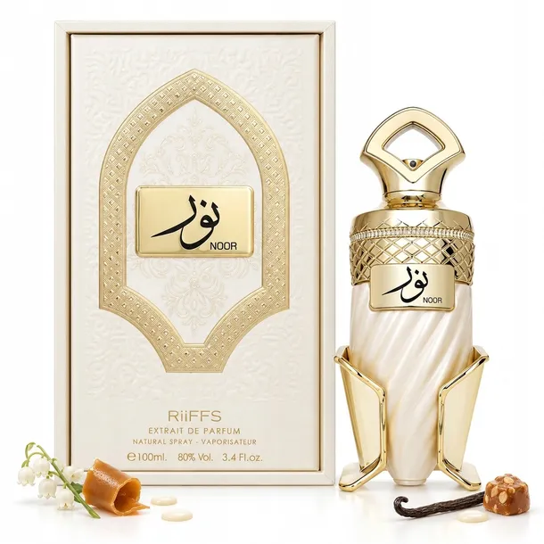 RiiFFS Noor Extrait de Parfum 100 ml – Perfumy Unisex Karmel Wanilia Mleko Pralina