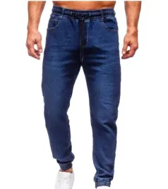 meskie-spodnie-jeansowe-joggery-baggy-bojowki-l-xl-granatowe-w33-8130