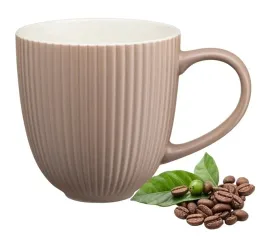 kubek-porcelanowy-360-ml-mokka-jasny-braz-matowy-ryflowany-wzor-prazki