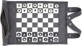 szachy-i-warcaby-zestaw-podrozny-skorzany-zwijany-2532-cm