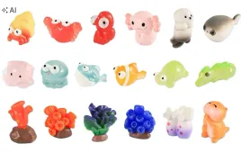 36-figurek-oceanicznych-zywica-18-wzorow-mini-dekoracje