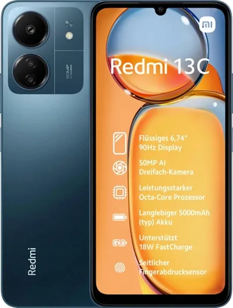 Smartfon Xiaomi Redmi 13C 4 GB / 128 GB 4G (LTE) niebieski