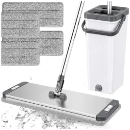 mop-z-wiadrem-2-komorowym-wash-dry-aluminiowa-glowica-33-cm-4-wklady