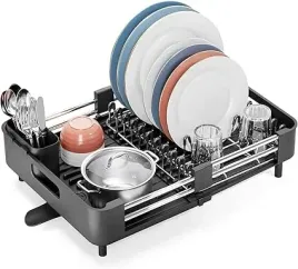 ociekacz-do-naczyn-skladany-rozszerzalny-czarny-z-uchwytem-31-5-cm-szer