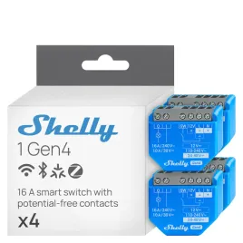 shelly-1-gen4-s4sw-001x16eu-inteligentny-przekaznik-wi-fi-16-a-4-szt