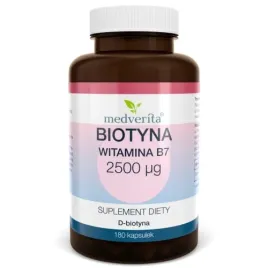 medverita-biotyna-witamina-b7-2500mcg-180-kaps-zdrowa-skora-i-wlosy