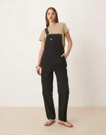 dickies-czarne-jeansowe-ogrodniczki-b25-s