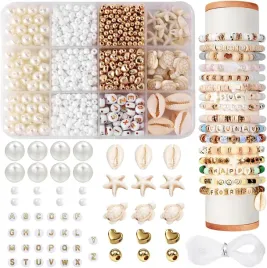 zestaw-do-robienia-bransoletek-diy-1042-szt-koraliki-muszle-zolwie