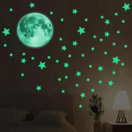 swiecace-naklejki-scienne-dla-dzieci-gwiazdy-i-ksiezyc-fluorescencyjne