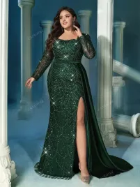 shein-zielona-maxi-sukienka-cekiny-hg8-s06-xxl