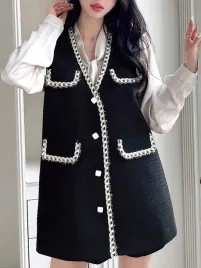 shein-czarna-kamizelka-tekstura-guziki-bah-s06-xl