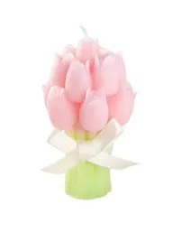 shein-rozowa-swieczka-bukiet-tulipanow-bue-s07-10cm