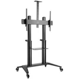 stojak-podstawa-do-tablicy-interaktywnej-tv-mobilny-70-120-140-kg-2-polki
