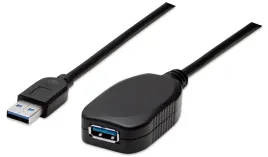 manhattan-przedluzacz-kabel-superspeed-usb-3-0-a-a-m-f-aktywny-czarny