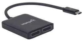 adapter-przejsciowka-splitter-usb-c-na-2x-displayport-4k-mst-hub-manhattan