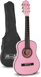 gitara-akustyczna-dla-dzieci-1-2-z-torba-i-lekcjami-online-rozowa