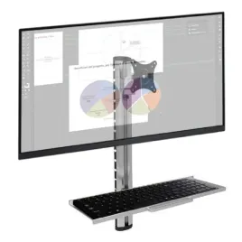 regulowany-uchwyt-scienny-do-monitora-15-27-z-polka-na-klawiature-techly