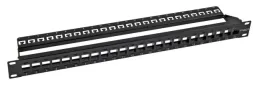 patch-panel-24-porty-1u-otwarty-do-modulow-keystone-czarny-efb-elektronik