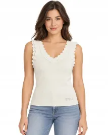 bluzka-top-damski-guess-bezowy-cyrkonie-na-ramiaczka-na-co-dzien-xs