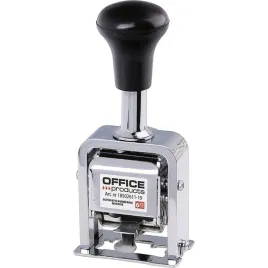 numerator-office-products-6-cyfr-automatyczny-srebrny