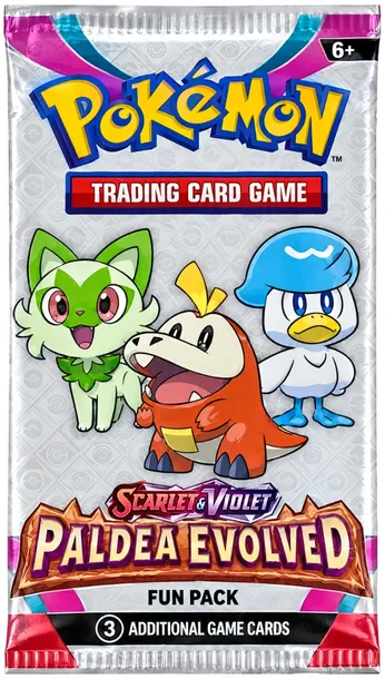Zestaw kart Pokemon TCG: S&V - Paldea Evolved - Fun Pack (1 Paczka)