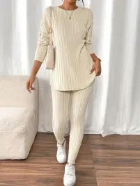 shein-bezowy-komplet-bluzka-spodnie-prazki-hv6-s06-s