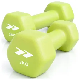 hantle-2x2kg-neoprenowe-zeliwne-hantelki-do-cwiczen-fitness-zielone