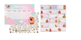 plan-lekcji-naklejki-na-zeszyt-kapibara-do-szkoly-biura