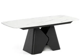 stol-owalny-prisma-180-270x90-rozkladany-nogi-czarne-blat-marmur-bianco