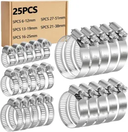 opaski-zaciskowe-do-wezy-25-sztuk-5-rozmiarow-6-51-mm-ze-stali-nierdzewnej