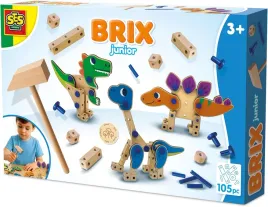 drewniane-klocki-dinozaury-brix-junior-46-el-zestaw-konstrukcyjny