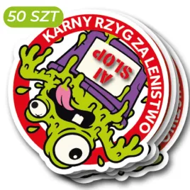 naklejka-foliowa-anty-ai-slop-50-sztuk-support-human-art