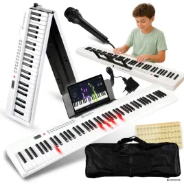 pianino-cyfrowe-skladane-88-podswietlanych-klawiszy-bluetooth-mp3-mikrofon