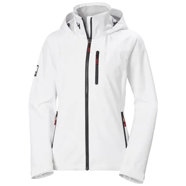 Kurtka żeglarska damska Helly Hansen Crew Hooded Jacket 2.0 - White - M