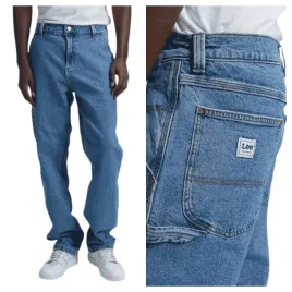 spodnie-meskie-lee-workwear-carpenter-niebieskie-jeansy-luzne-w33-l32