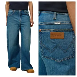 spodnie-damskie-wrangler-low-rise-big-baggy-niebieskie-jeansy-w29-l30