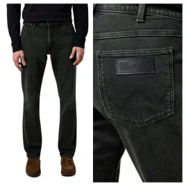spodnie-meskie-wrangler-greensboro-czarne-jeansy-proste-bawelniane-w32-l34