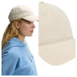 damska-czapka-z-daszkiem-lee-linen-cap-bezowa-logo-one-size