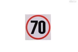 naklejka-ograniczenie-predkosci-70km-wymiar-naklejki-fi160-laminat-mtx-mtx-