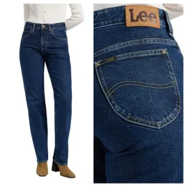 spodnie-damskie-lee-rider-niebieskie-jeansy-klasyczne-bawelniane-w31-l31