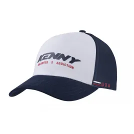 kenny-racing-czapka-z-daszkiem-model-dream-kolor-bialy-niebieski