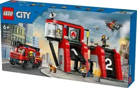 lego-city-remiza-strazacka-z-wozem-strazackim-60414