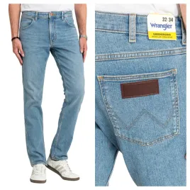 spodnie-meskie-wrangler-greensboro-bawelniane-niebieskie-jeansy-w36-l32