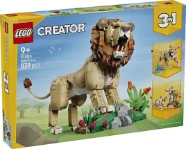 lego-creator-3w1-dzikie-zwierzeta-dumny-lew-31386