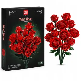klocki-roze-czerwone-bukiet-12-roz-538-elementow-kwiaty-diy-prezent