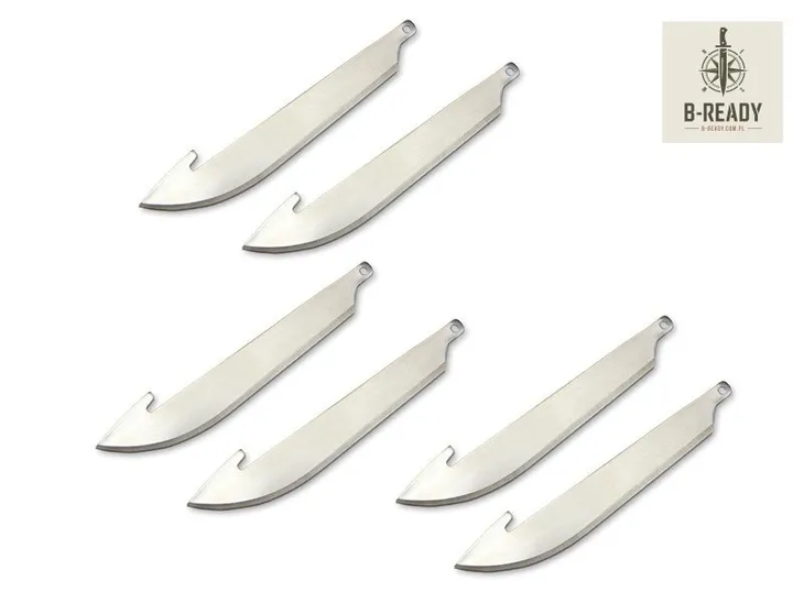 6 wymiennych ostrzy Outdor Edge Drop-Point 350 – Outdoor Edge Razor 3.5"