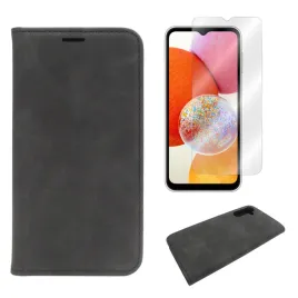 etui-smart-retro-lite-do-samsung-galaxy-a14-4g-a145-5g-a146-czarne-i-szklo
